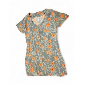 rvca women's avery woven short sleeve dress RVCA Women's Avery Woven Short Sleeve Dress, Peach, S/8 at Amazon Women's Clothing store